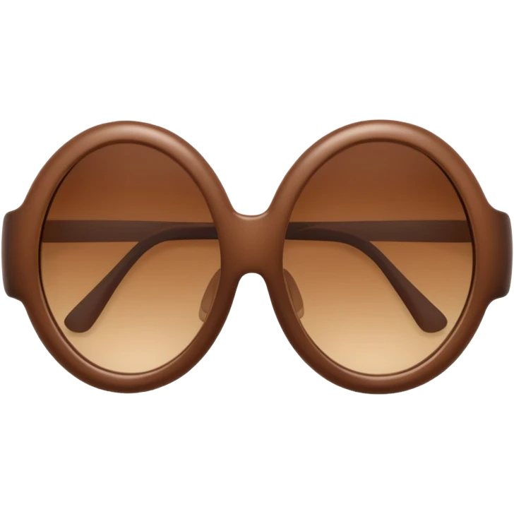 Y2K brown sunglasses emoji