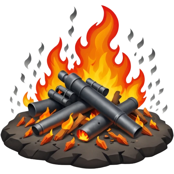 war and destruction emoji