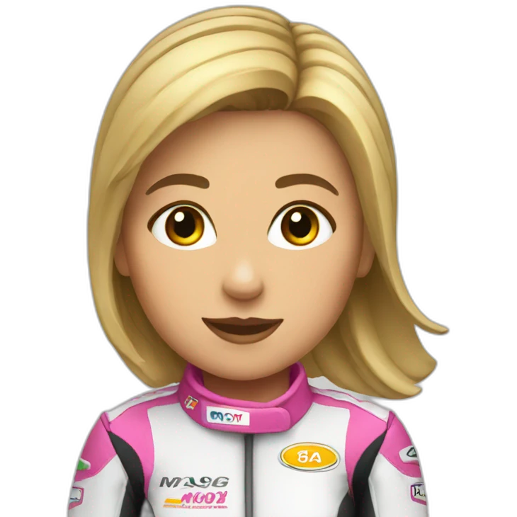 racing girl emoji