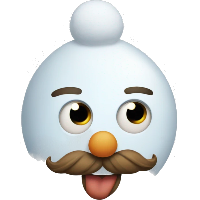 Snow man emoji