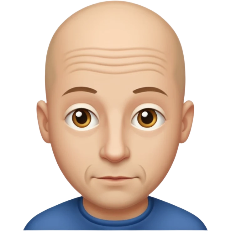 bald man with jewish appearance emoji