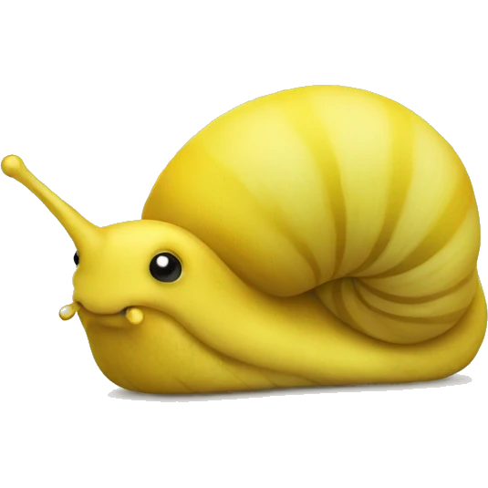 Yellow slug emoji