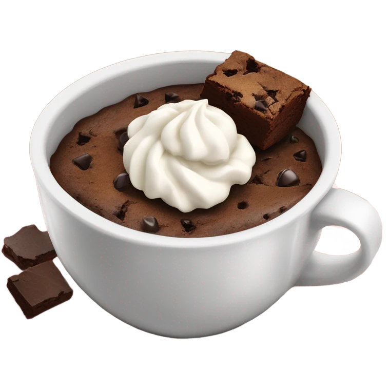 Brownie mug  emoji