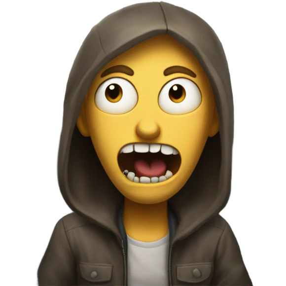 edvard munch the scream on an airplane emoji
