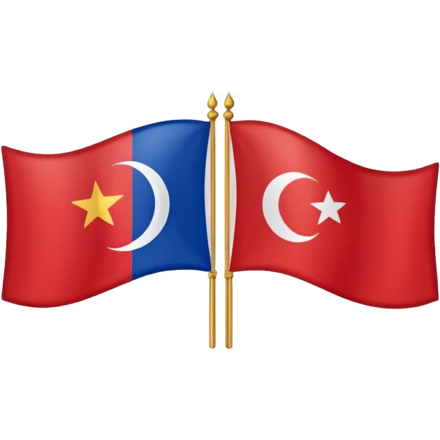 Emoji of half flag of philippines and turkey emoji