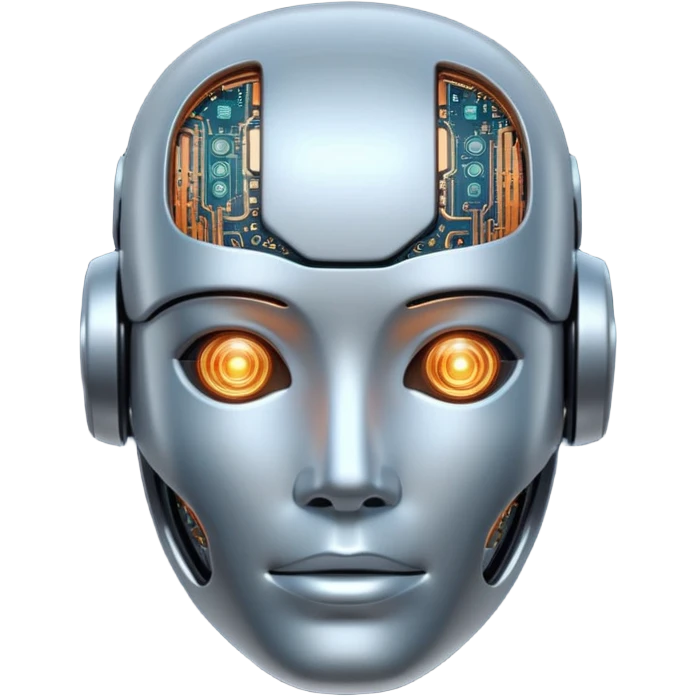 I need an emoji for Slack that ilustrates Artificial Intelligence (AI) si I can flag/tag pull requests and messages that are generated with AI for colleagues to know that they need to pay attention !
What is most descriptive for AI pull request ?

Make it animated and as large as possible  emoji