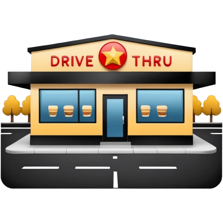 Drive thru emoji