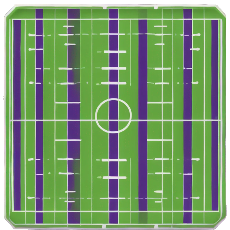 football-soccer-field-with-purple-end-zones emoji