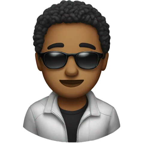 me with sunglasses saying true emoji