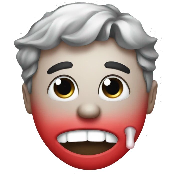love sick emoji with drool emoji