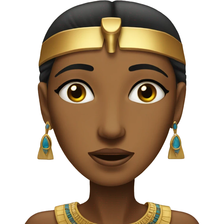 ancient egyptian woman crying emoji