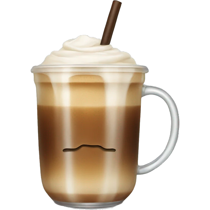 Ice coffee emoji