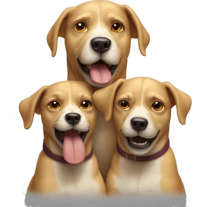 three headed dog emoji