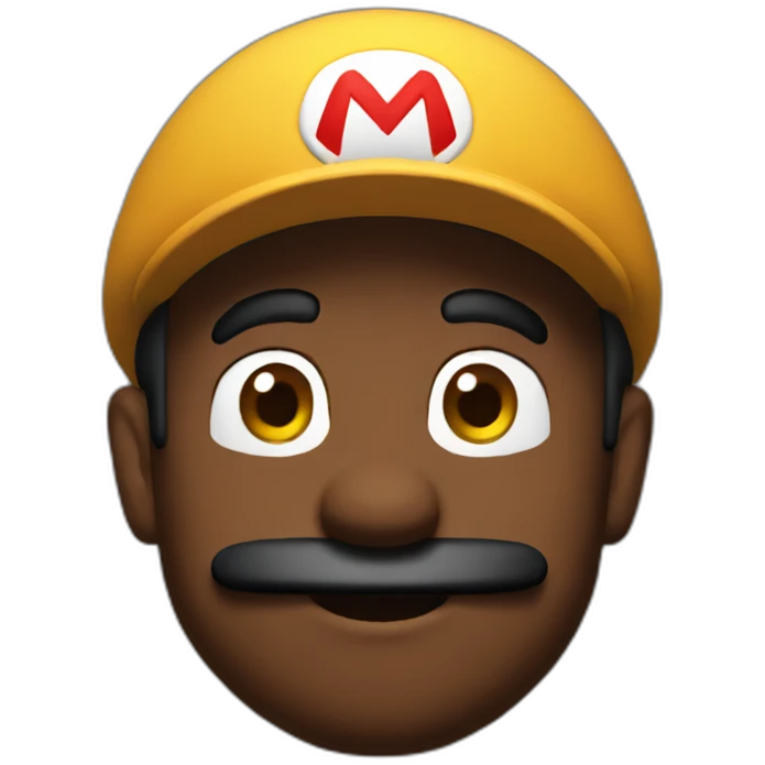 black_mario emoji