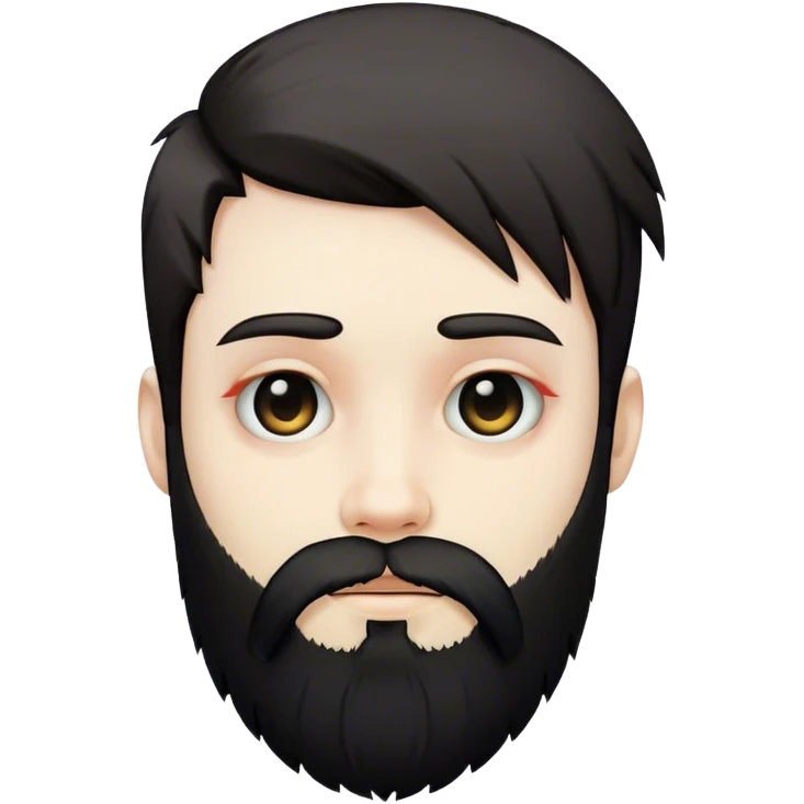 emo man with beard emoji