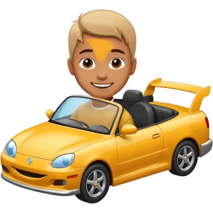 drifting with car emoji