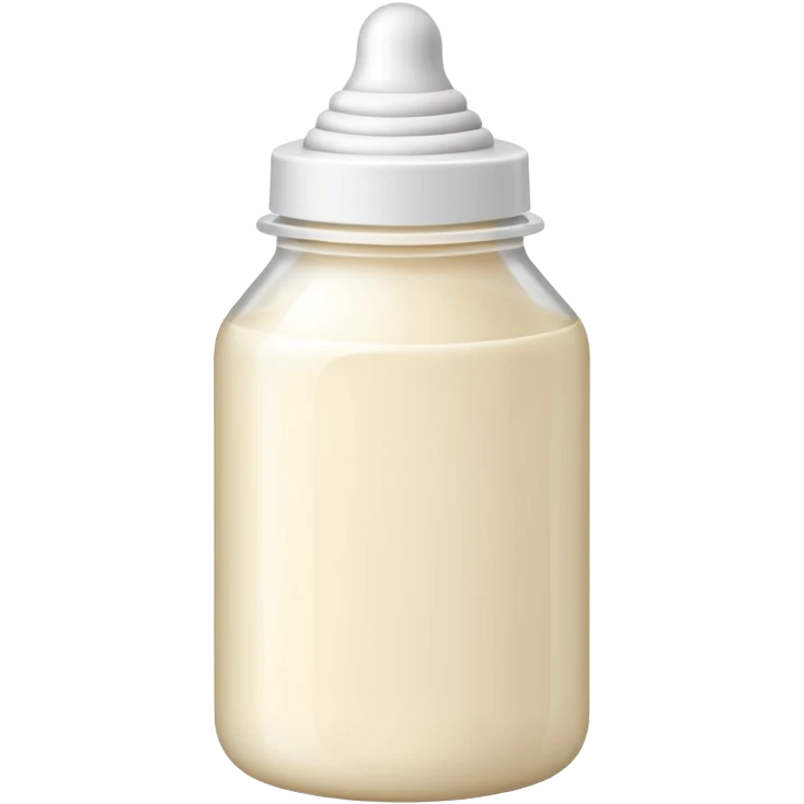 cream in a normal bottle  emoji