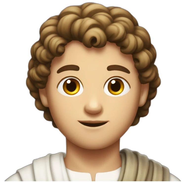 Young Philip the apostle from bible emoji