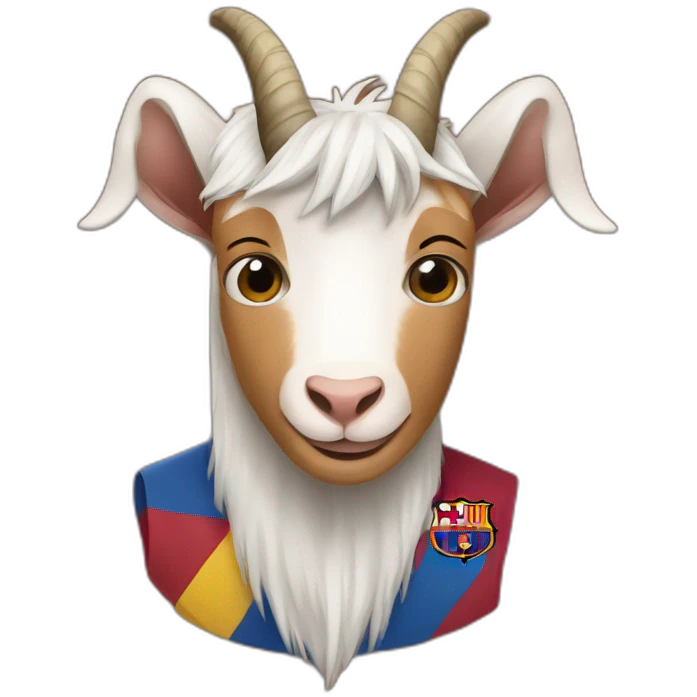 Messi on a goat emoji