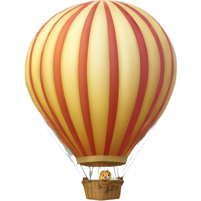 hot air balloon emoji