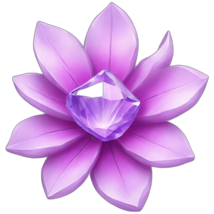 crystal flower emoji