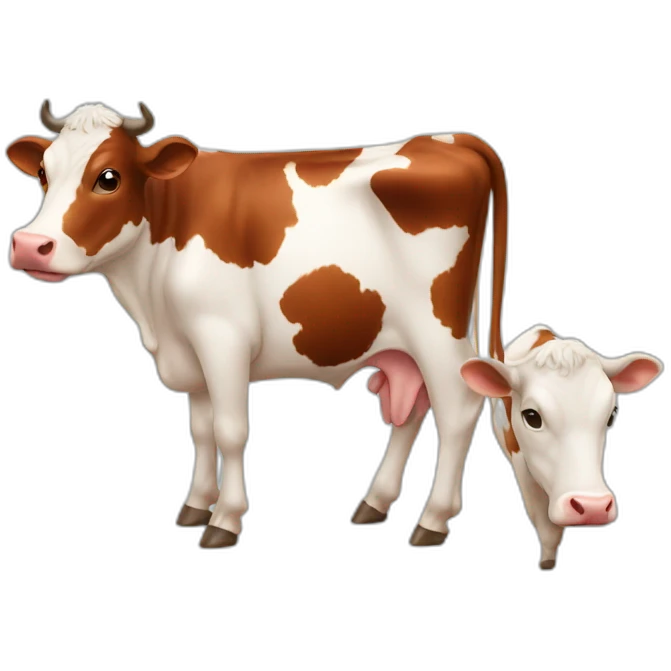 Cow red  emoji