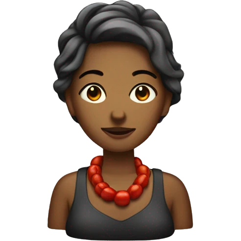 femme qui coupe du piment emoji