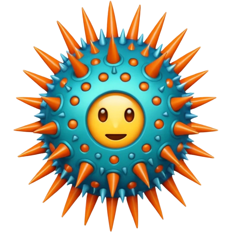  virus with many part emoji