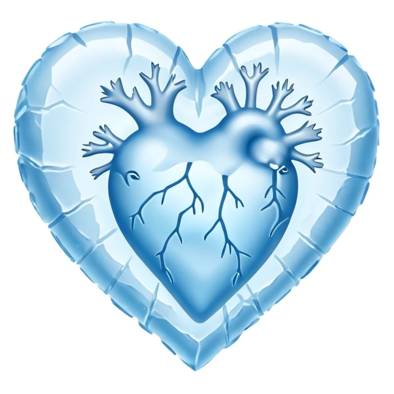 arctic themed heart emoji