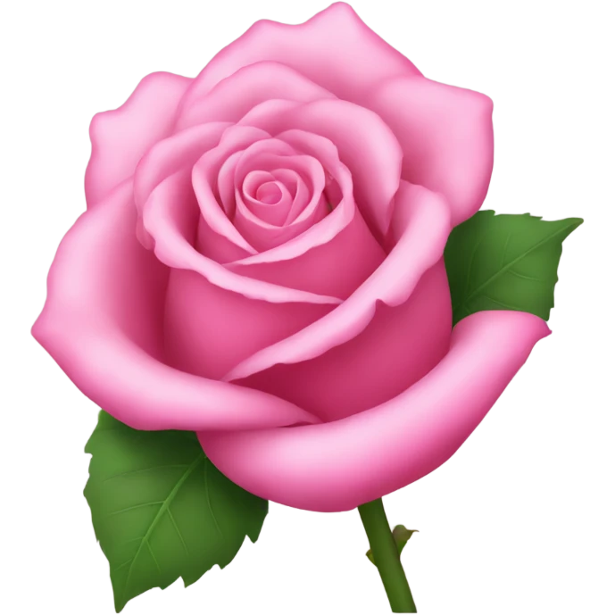 pink rose emoji