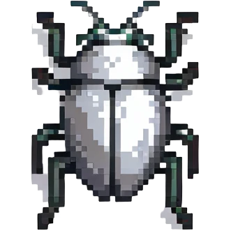 black bug flying emoji