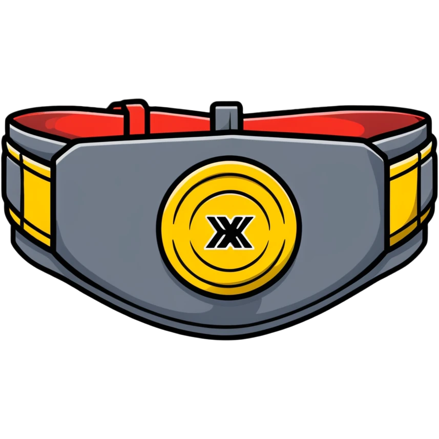 Boxing championship belt emoji