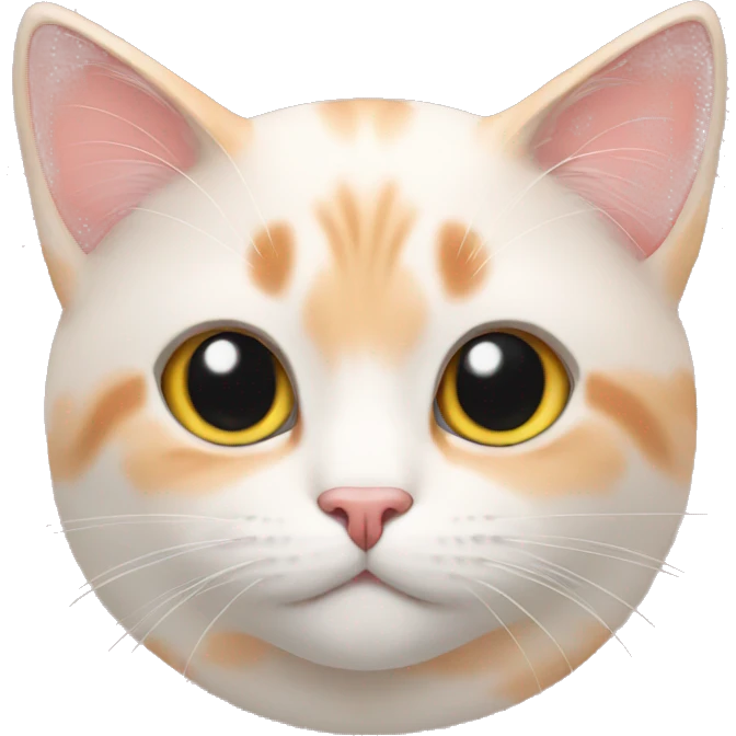 Cat peach emoji