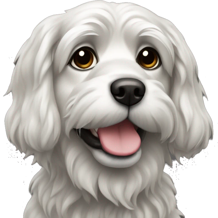 Havaneser dog black emoji