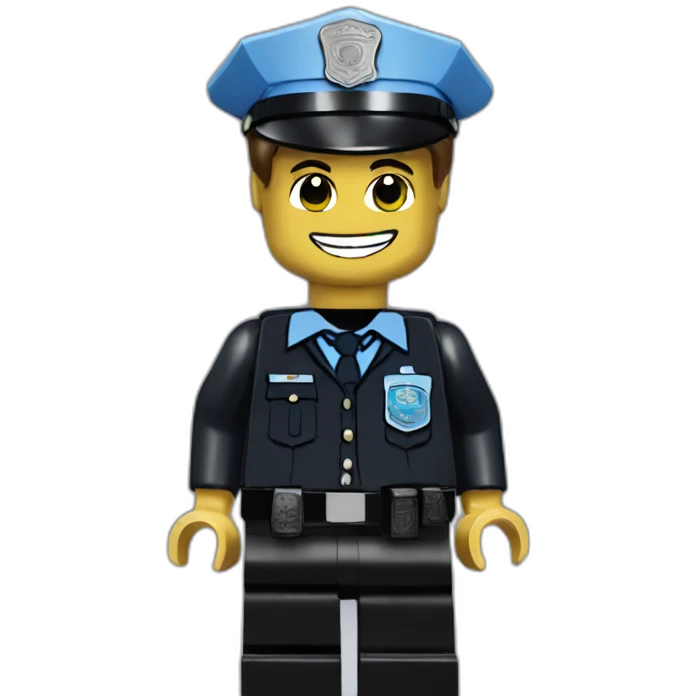 lego police officer emoji