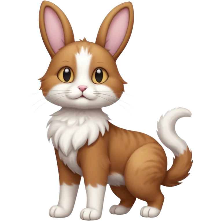 Long Nose Breed Dog. Rabbit Ears. Cat Arms Legs Torso Tail Anthropomorphic Fusion Hybrid (Character OC) emoji
