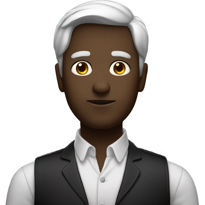 un homme noir  emoji