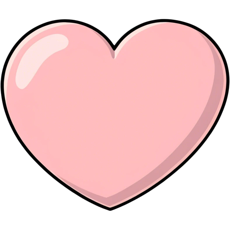 Pink heart  emoji