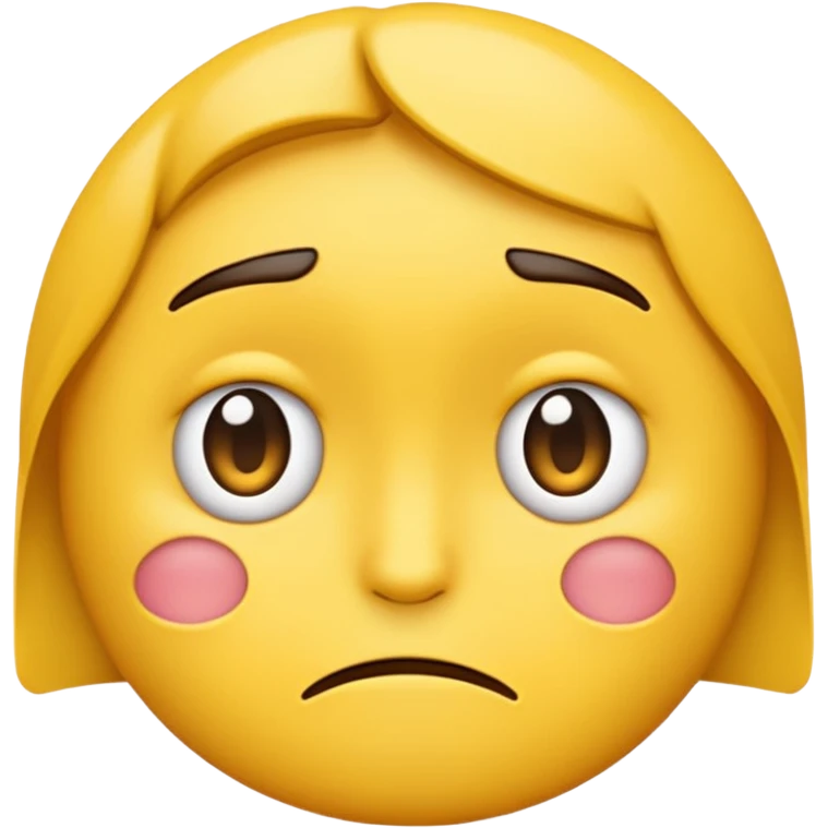 emoji подозрительно смотрит вбок с грустный лицом и поднимая брови emoji