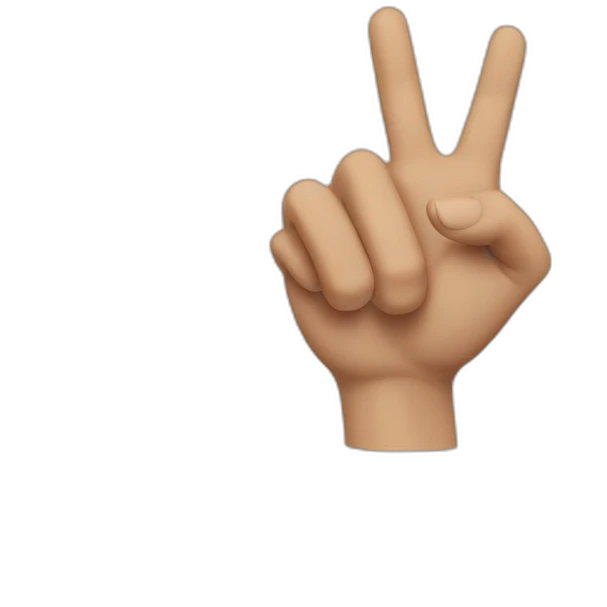 hand pointing emoji