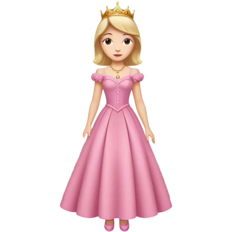 Parisian woman in a princess dress on the Eiffel tower emoji