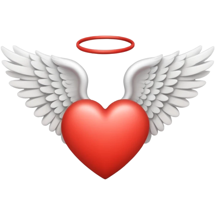 heart with angel wings emoji