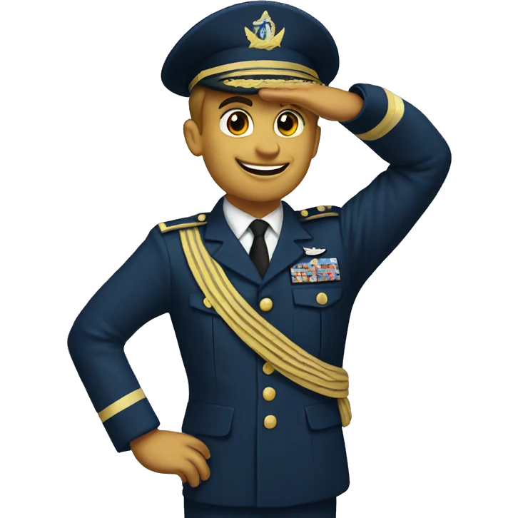 military salute navy emoji