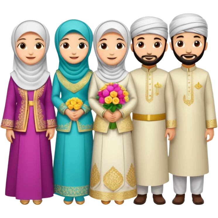 Muslim wedding  emoji