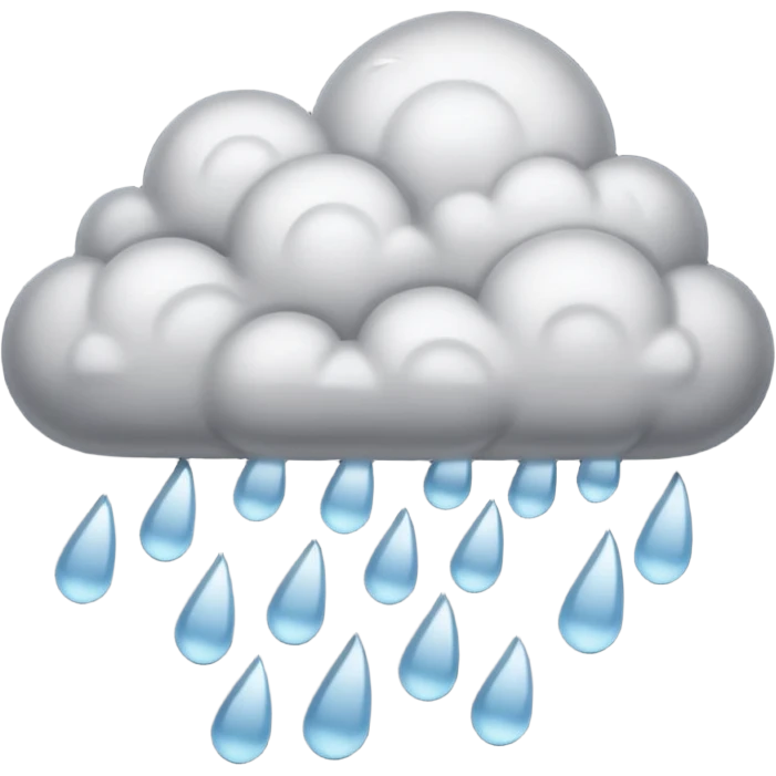 rainy Cloud emoji