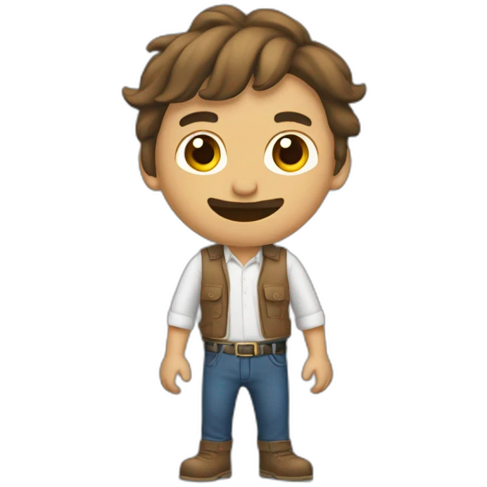 Hombre haciendo el vago emoji
