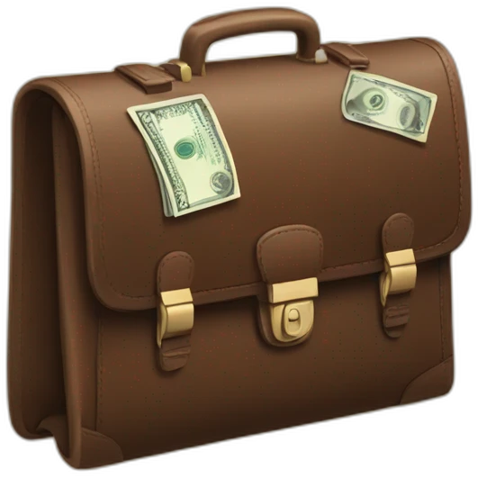 briefcase money emoji