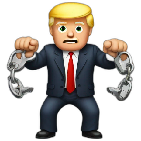 trump-in-handcuffs emoji