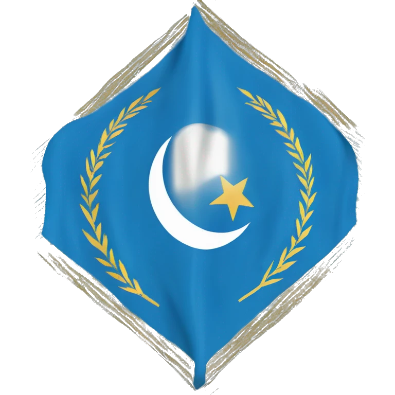East Turkestan flag  emoji
