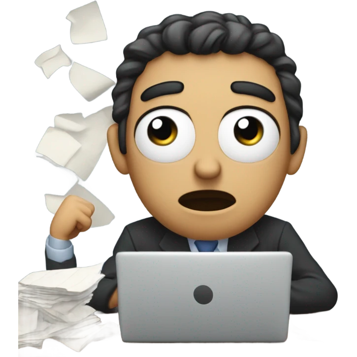 Stressed out smh  emoji
